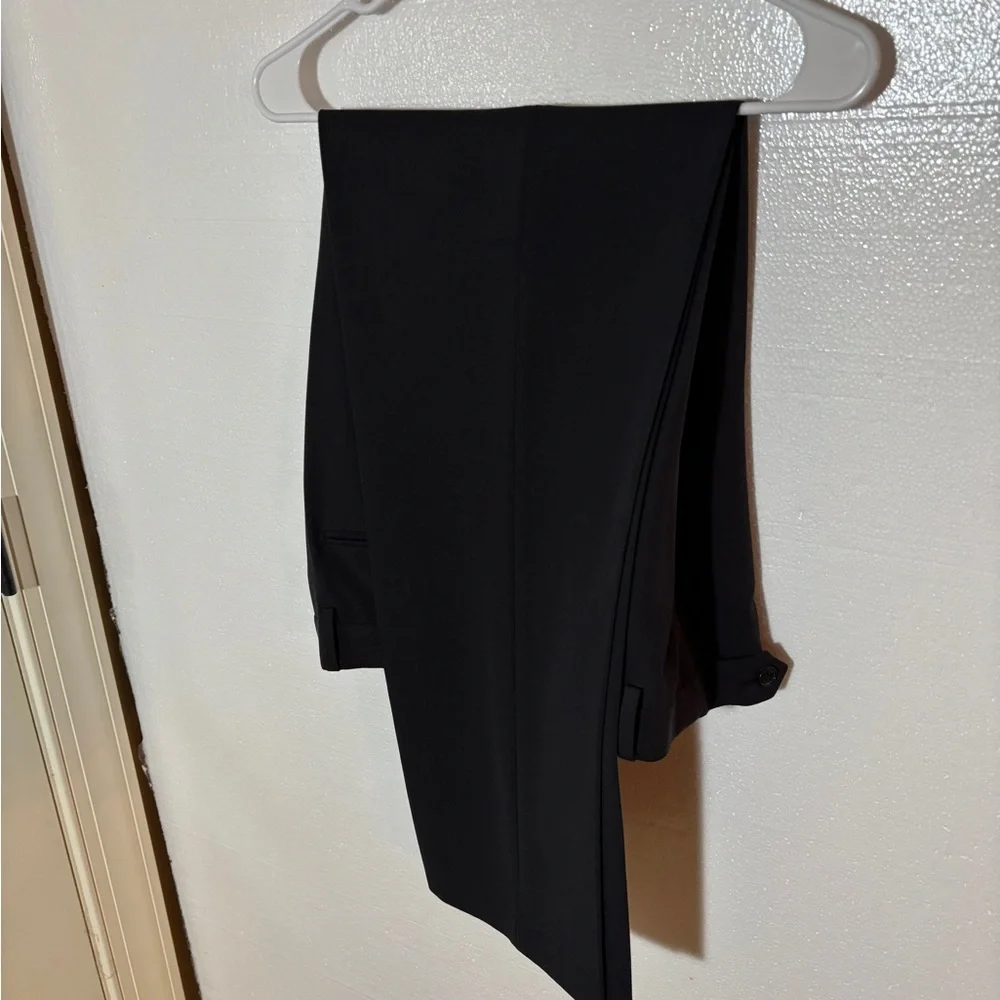 Black Dress Slacks Polyester Rayon and Spandex Size 34x30